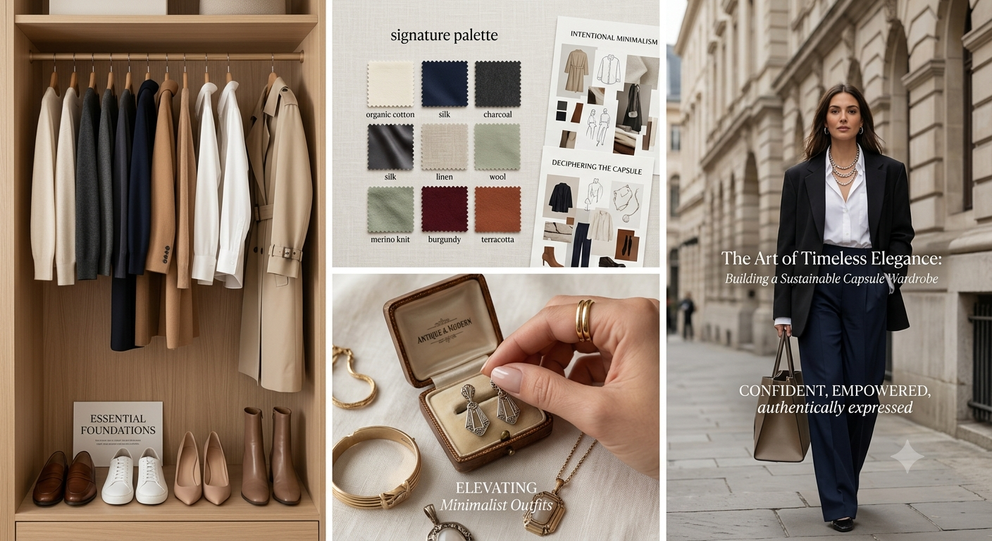 the art of timeless elegance building a sustainable capsule wardrobe